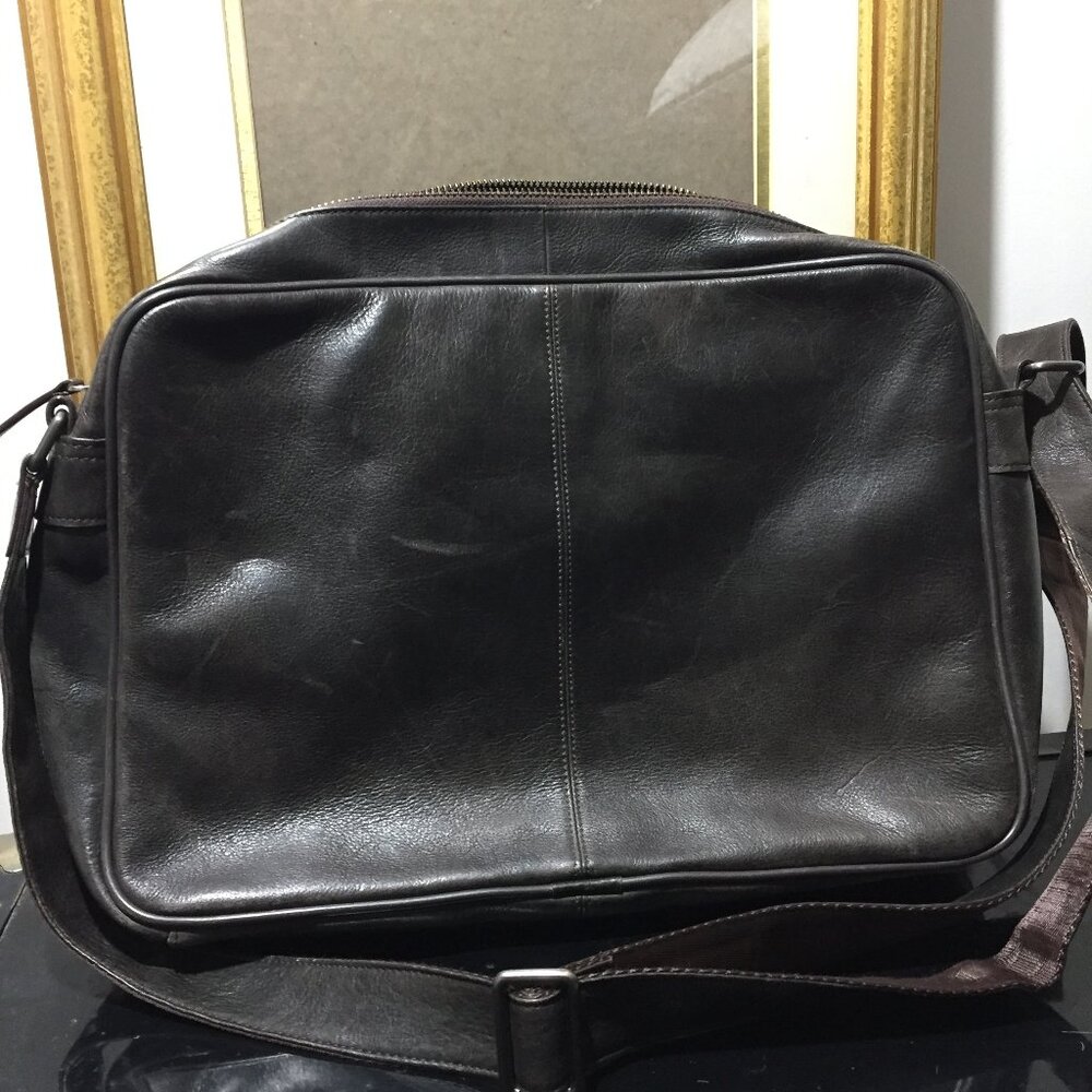 DANIER LEATHER LAPTOP MESSENGER BAGS - Picture 7 of 11
